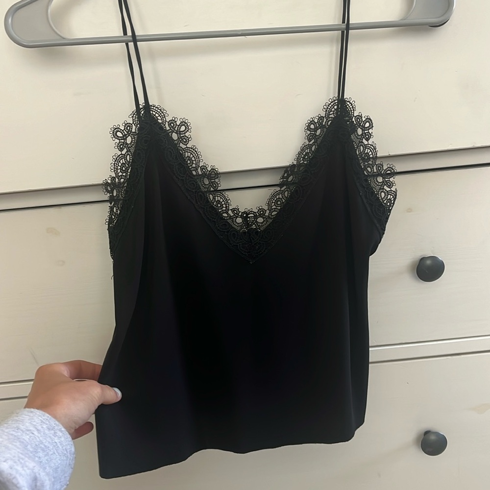 Zara black tank
